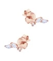 Shining CZ Crystal Silver Stud Earring STS-6247